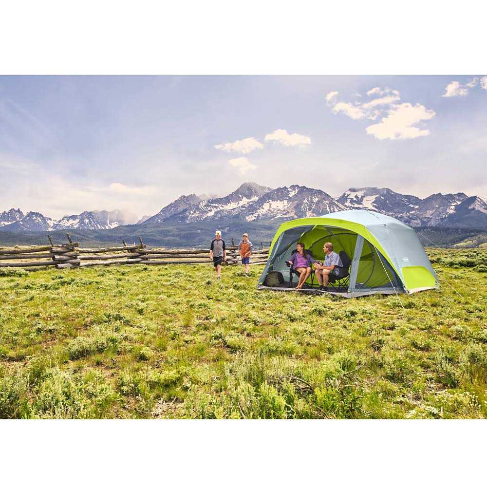 Coleman Skydome Camping Tent w/Screen Room - Sports Supplies online store